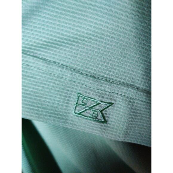 Cutter & Buck Shirt Mens XXLarge Green Solid Polo Dry Tec Golf Short Slv Casual - Picture 3 of 5